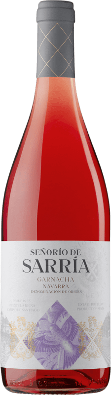 6,95 € Spedizione Gratuita | Vino Rosato Señorío de Sarría D.O. Navarra Navarra Spagna Garnacha — Grenache 75 cl