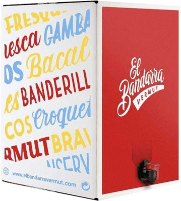 172,95 € Kostenloser Versand | Wermut Democratic El Bandarra Blanco — Weißer Katalonien Spanien Bag in Box 15 L