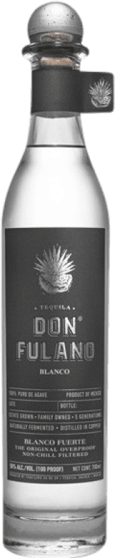 92,95 € Spedizione Gratuita | Tequila Don Fulano Blanco — Bianco Messico 70 cl Strong — Forte, Ágave Azul — Agave Blu