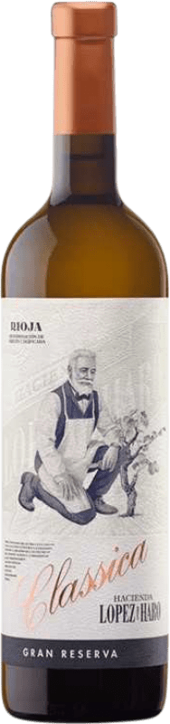 79,95 € Kostenloser Versand | Roséwein Hacienda López de Haro Klassisch Große Reserve — Lange Reifung D.O.Ca. Rioja La Rioja Spanien Garnacha — Grenache, Viura 75 cl