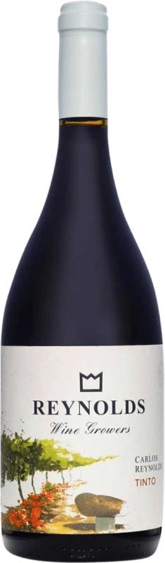 15,95 € Envio grátis | Vinho Tinto Viticultores Reynolds Carlos I.G. Alentejo Alentejo Portugal Touriga Nacional, Aragonez, Trincadeira, Alicante Bouschet 75 cl