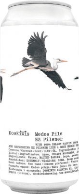 6,95 € Kostenloser Versand | Bier Doskiwis Medes Pilsener Spanien Medium-Dose 4 cl