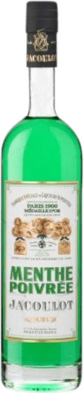 78,95 € Envío gratis | Licor de Hierbas Jacoulot Menthe Poivrée Francia Botella Especial 1,5 L Peppermint — Menta