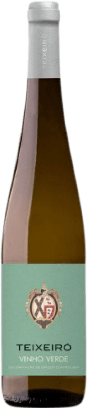 10,95 € Envío gratis | Vino Blanco Teixeiro Joven I.G. Vinho Verde Vinho Verde Portugal Loureiro, Albariño, Arinto 75 cl