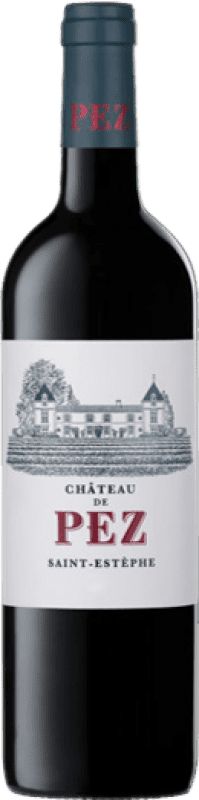 116,95 € Envío gratis | Vino Tinto Château de Pez A.O.C. Saint-Estèphe Burdeos Francia Botella Magnum 1,5 L