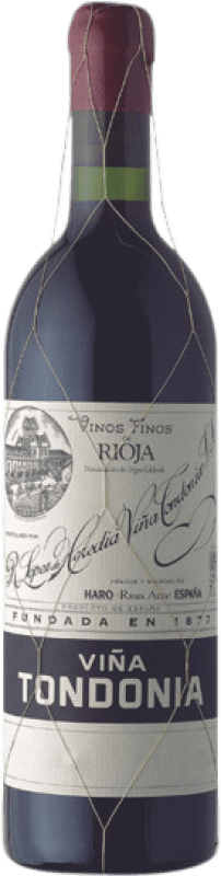 419,95 € Бесплатная доставка | Красное вино López de Heredia Viña Tondonia Гран Резерва 1980 D.O.Ca. Rioja Ла-Риоха Испания 75 cl