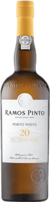 89,95 € 送料無料 | 酒精強化ワイン Ramos Pinto Port Tawny — トウニー, White — 白 I.G. Porto ポルト ポルトガル 20 年 75 cl