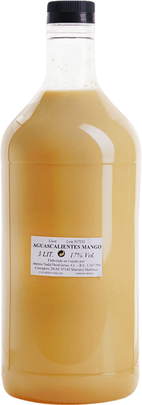 53,95 € 送料無料 | クリームリキュール Antonio Nadal Aguascalientes スペイン スペシャルボトル 3 L PET — ペット Ágave — アガベ, Mango — マンゴー