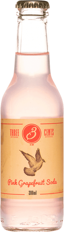 62,95 € 送料無料 | 24個入りボックス ソフトドリンク Coca-Cola Three Cents イギリス 小瓶 20 cl Pink Grapefruit — ピンクグレープフルーツ, Soda — ソーダ
