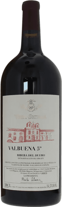 1 614,95 € 送料無料 | 赤ワイン Vega Sicilia Valbuena 5º Año D.O. Ribera del Duero カスティーリャ・イ・レオン スペイン ジェロボアム・ダブルマグナムボトル 3 L