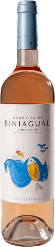 43,95 € Free Shipping | Rosé Wine Biniagual Memories D.O. Binissalem Majorca Spain Magnum Bottle 1,5 L