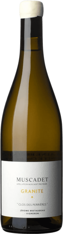 46,95 € Envío gratis | Vino Blanco Jérôme Bretaudeau Granite Clos des Perrières A.O.C. Muscadet-Sèvre et Maine Loire Francia Melon de Bourgogne 75 cl