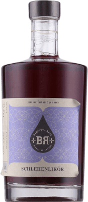 63,95 € Envio grátis | Licores Birgitta Rust Alemanha Garrafa Medium 50 cl Endrinas — Abrunhos