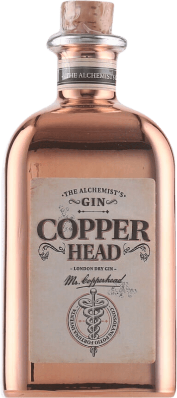 56,95 € Free Shipping | Genever Gin Copperhead Belgium Medium Bottle 50 cl