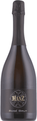 14,95 € 免费送货 | 桃红起泡酒 Manz Manz Brut — 起泡酒 干型 Rosé — 桃红葡萄酒 德国 75 cl