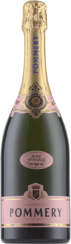 86,95 € 送料無料 | ロゼのスパークリングワイン Pommery Apanage Rosé — ロゼ A.O.C. Champagne シャンパン フランス 75 cl