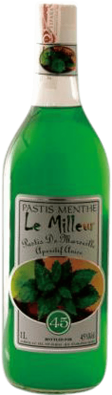 14,95 € Kostenloser Versand | Pastis Le Milleur Spanien 1 L Menthe — Minze, Anis