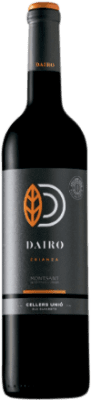 10,95 € Envío gratis | Vino Tinto Cellers Unió Dairó D.O. Montsant Cataluña España Syrah, Garnacha, Cariñena 75 cl