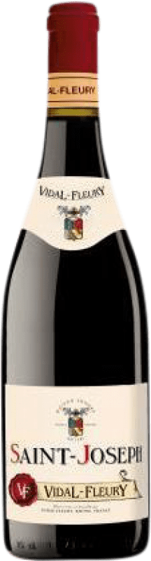 39,95 € Envío gratis | Vino Tinto Vidal-Fleury A.O.C. Saint-Joseph Rhône Francia Syrah 75 cl