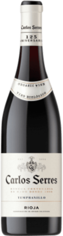 7,95 € 免费送货 | 红葡萄酒 Carlos Serres 年轻的 D.O.Ca. Rioja 拉里奥哈 西班牙 Tempranillo — 丹魄 75 cl
