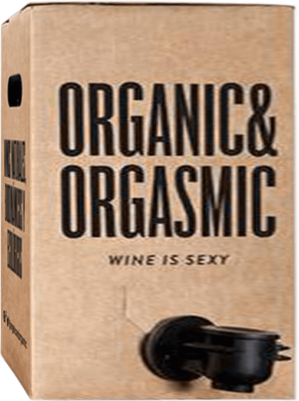 99,95 € 送料無料 | 白ワイン Democratic Organic & Orgasmic スペイン Xarel·lo — チャレッロ Organic — 有機 バッグ・イン・ボックス 15 L