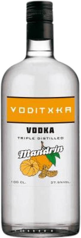 14,95 € Envío gratis | Vodka Voditxka España 1 L Mandarina