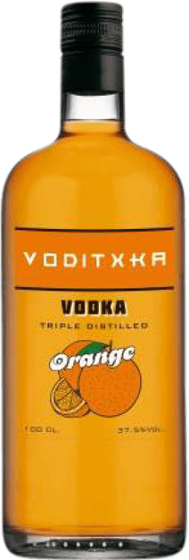 14,95 € Envio grátis | Vodka Voditxka Espanha 1 L Orange — Laranja