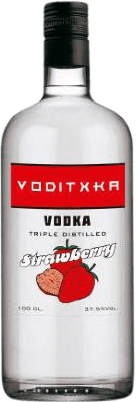 12,95 € Spedizione Gratuita | Vodka Voditxka Spagna 1 L Strawberry — Fragola