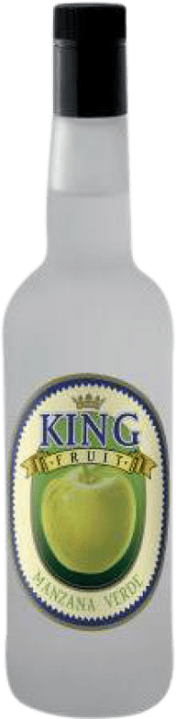 8,95 € Spedizione Gratuita | Schnapps King Fruit Spagna 70 cl Manzana Verde — Mela Verde