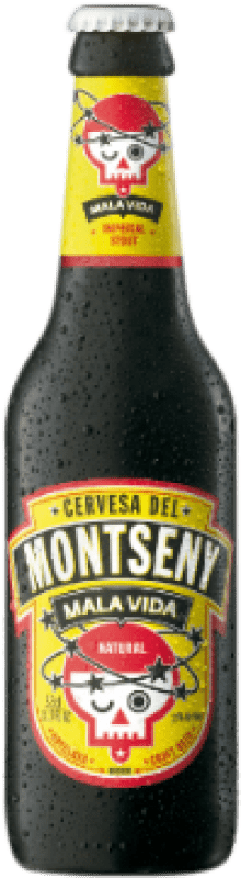 5,95 € Бесплатная доставка | Пиво Guineu Montseny Mala Vida Испания Бутылка на треть 33 cl