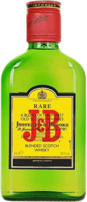 10,95 € 免费送货 | 调和威士忌 J&B 苏格兰 英国 小扁瓶 20 cl
