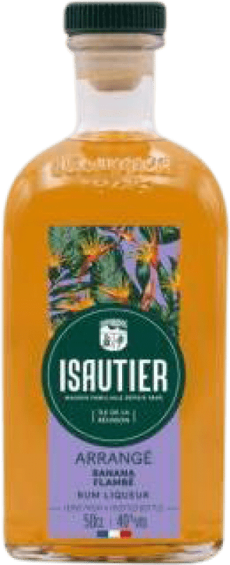 25,95 € Envío gratis | Ron Isautier Arrangé Flambeada Reunión 70 cl Banana