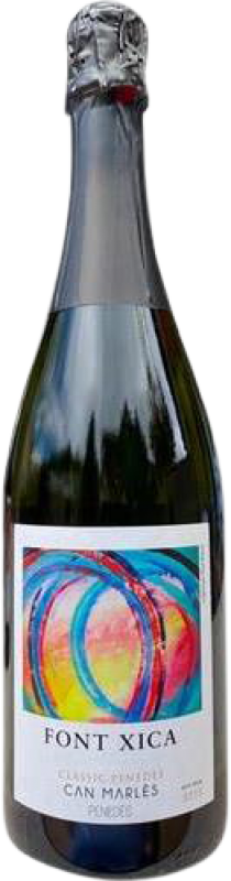 28,95 € 免费送货 | 白起泡酒 Can Marles Font Xica 经典 D.O. Penedès 加泰罗尼亚 西班牙 Chardonnay — 莎当妮, Sauvignon — 苏维浓 75 cl