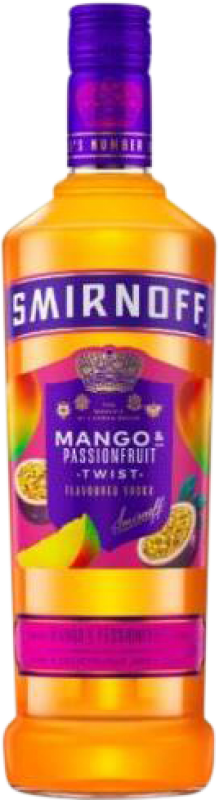 22,95 € Envio grátis | Vodka Smirnoff França 1 L Passion Fruit — Maracujá, Mango — Manga