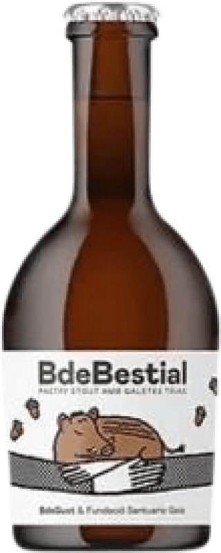 6,95 € Envío gratis | Cerveza Bdegust Bestial España Botellín Tercio 33 cl
