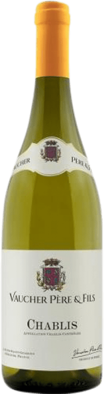 29,95 € 免费送货 | 白葡萄酒 Vaucher Père & Fils A.O.C. Chablis 勃艮第 法国 Chardonnay — 莎当妮 75 cl
