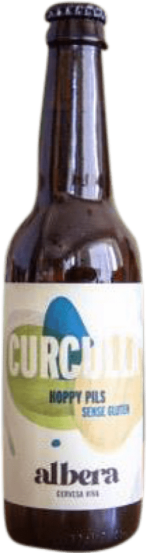4,95 € 送料無料 | ビール L'Albera Curculla Artesanal — 手作り スペイン 1/3ボトル 33 cl