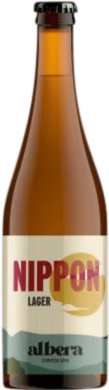 4,95 € Spedizione Gratuita | Birra L'Albera Nippon Artesanal — Artigianale Spagna Bottiglietta Terzo 33 cl