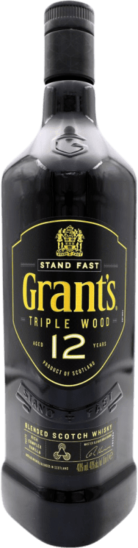 62,95 € 免费送货 | 调和威士忌 Grant & Sons Triple Cask — 三桶 英国 12 岁 1 L