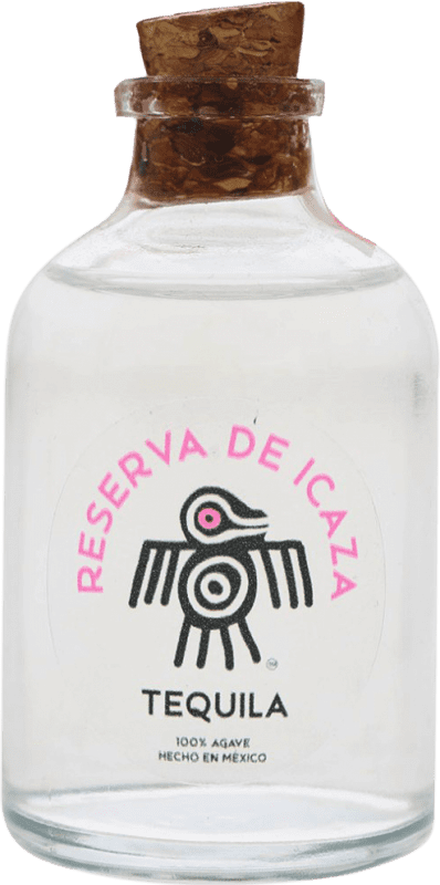2,95 € Envío gratis | Tequila Reserva de Icaza Blanco México Botellín Miniatura 5 cl