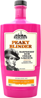 17,95 € Free Shipping | Cream Liqueur Sadler's Peaky Blinder Limited Edition United Kingdom 70 cl Raspberry, Rum
