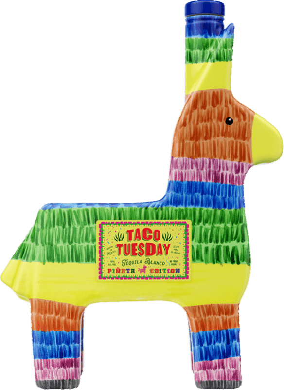 79,95 € Envío gratis | Tequila Valle del Tequila Taco Tuesday Piñata Edición Limitada México 70 cl