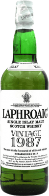 2 705,95 € 免费送货 | 单一麦芽威士忌 Laphroaig 1987 Vintage 英国 19 岁 70 cl