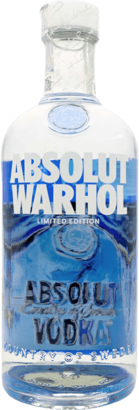 27,95 € Kostenloser Versand | Wodka Absolut Warhol Limitierte Edition Schweden 70 cl