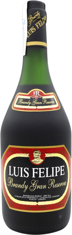 139,95 € Envío gratis | Brandy Rubio Luis Felipe Gran Reserva España 70 cl