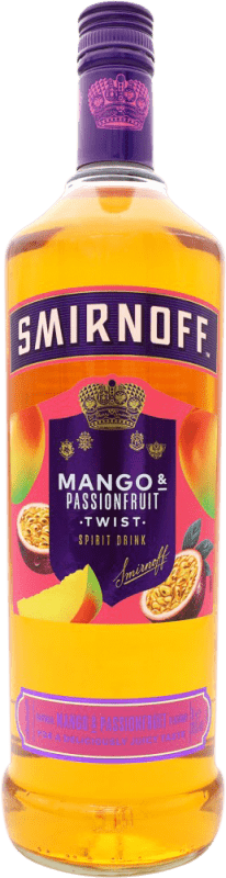 22,95 € Kostenloser Versand | Wodka Smirnoff Frankreich 1 L Fruit de la Passion — Passionsfrucht, Mango