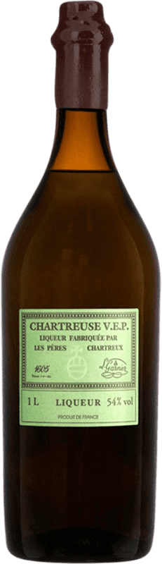 236,95 € Spedizione Gratuita | Liquori Chartreuse Diffusion V.E.P. Vieillissement Exceptionnellement Prolongé Verde Francia 1 L