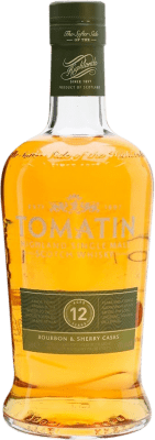 11,95 € 免费送货 | 单一麦芽威士忌 Tomatin 英国 12 岁 小瓶装 5 cl