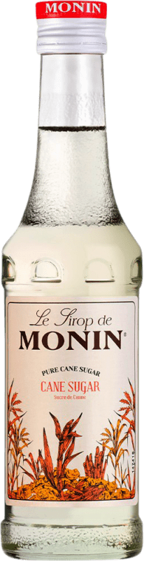 8,95 € Spedizione Gratuita | Sciroppo per Cocktail Monin Francia Bottiglietta 25 cl Cane Sugar — Zucchero di Canna