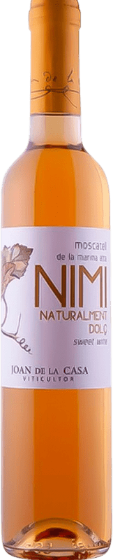 19,95 € Envío gratis | Vino Blanco Joan de la Casa Nimi Sweet — Dulce Natural D.O. Alicante Comunidad Valenciana España Moscatel Botella Medium 50 cl